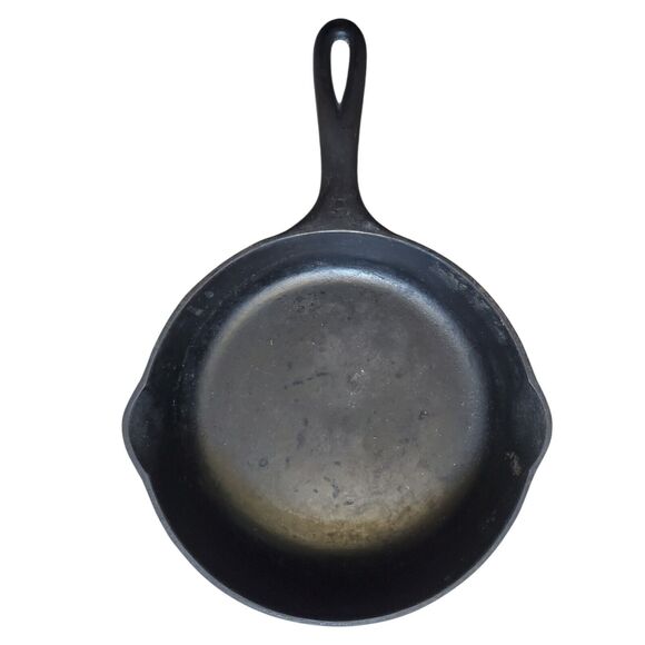 Vintage Wagner Ware Sidney O No 6 1056 N Cast Iron 9" Skillet Stylized Logo